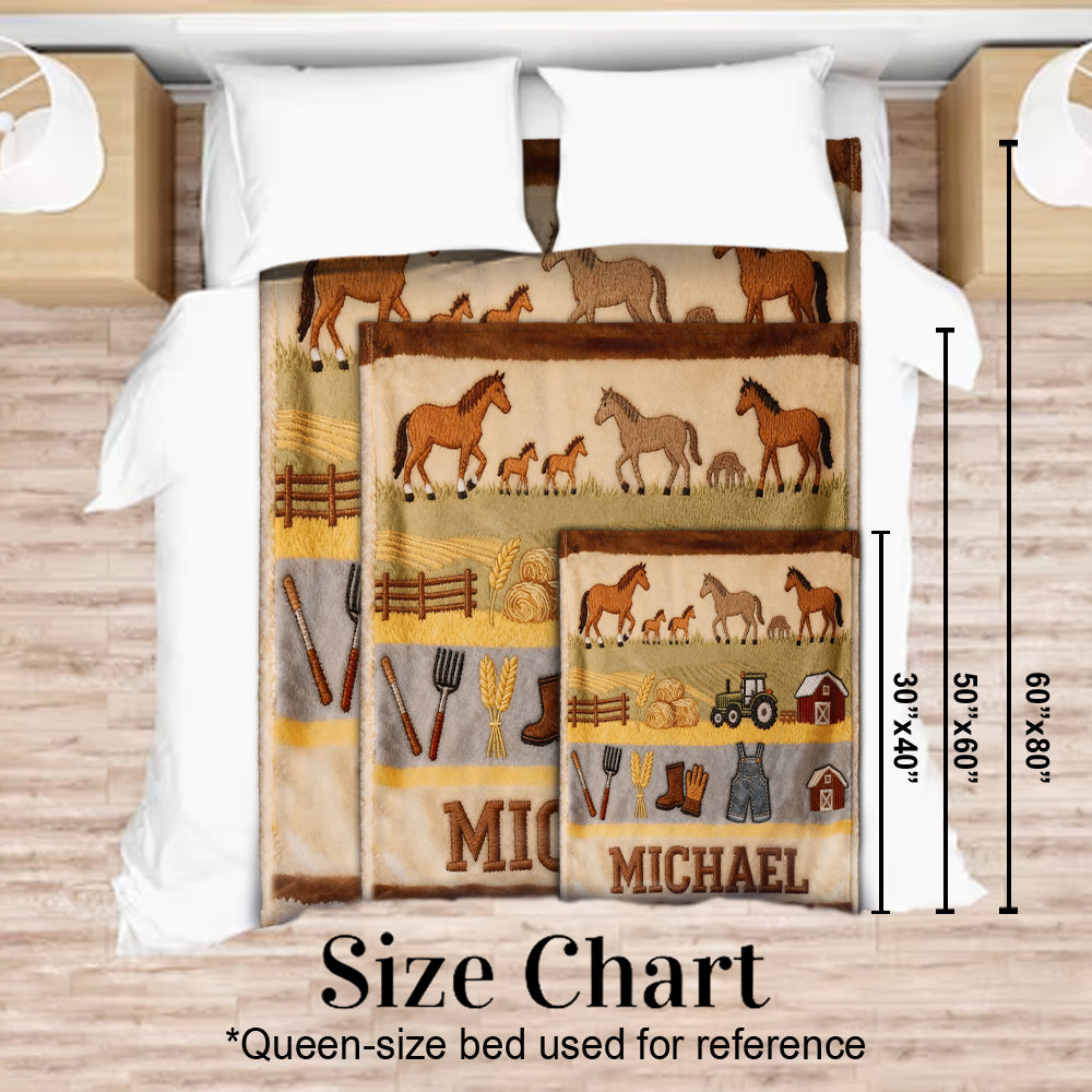 Farmer Life - Personalized Farmer Blanket