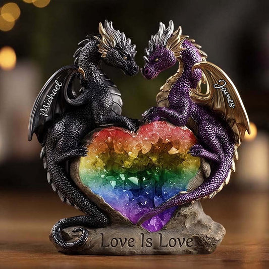 L'amour est l'amour - Plaque acrylique personnalisée de soutien LGBT