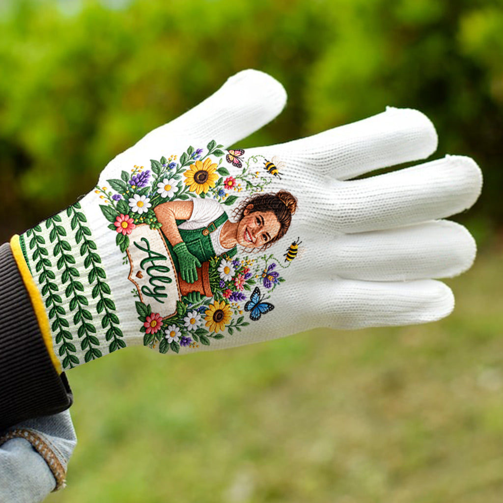 Amoureux du jardinage, Cadeau pour jardinier - Gants de jardinage personnalisés