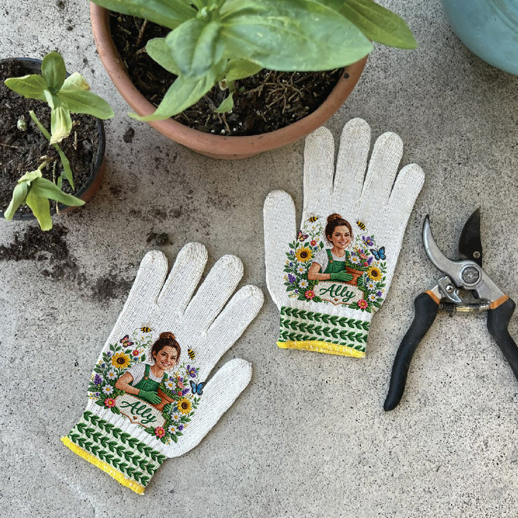 Amoureux du jardinage, Cadeau pour jardinier - Gants de jardinage personnalisés