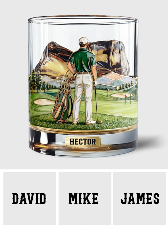 Love Golf And Booze - Personalized Golf Whiskey Decanter Set