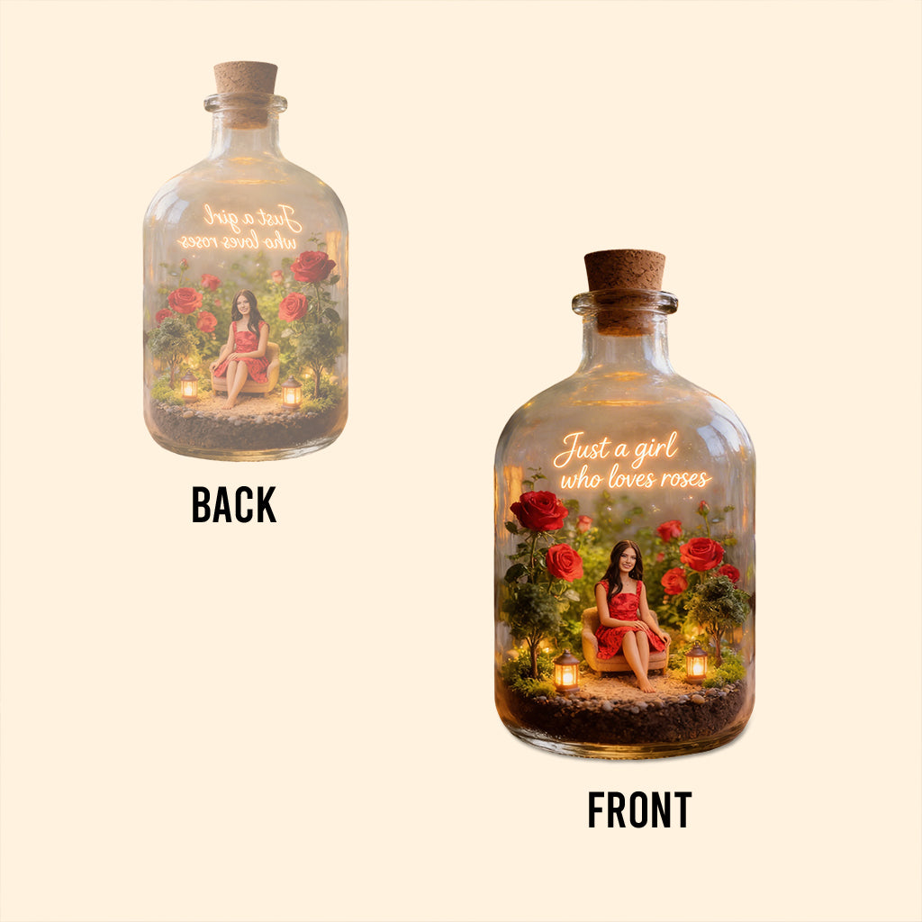 Custom Any Photo - Personalized Birth Month Flower Custom Shaped Acrylic Plaque