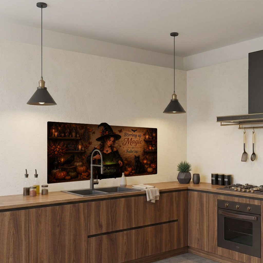 The Witch Kitchen - Personalized Witch Wall Decal
