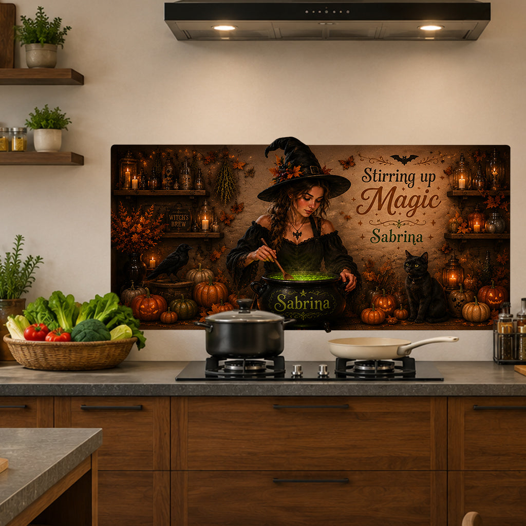 The Witch Kitchen - Personalized Witch Wall Decal
