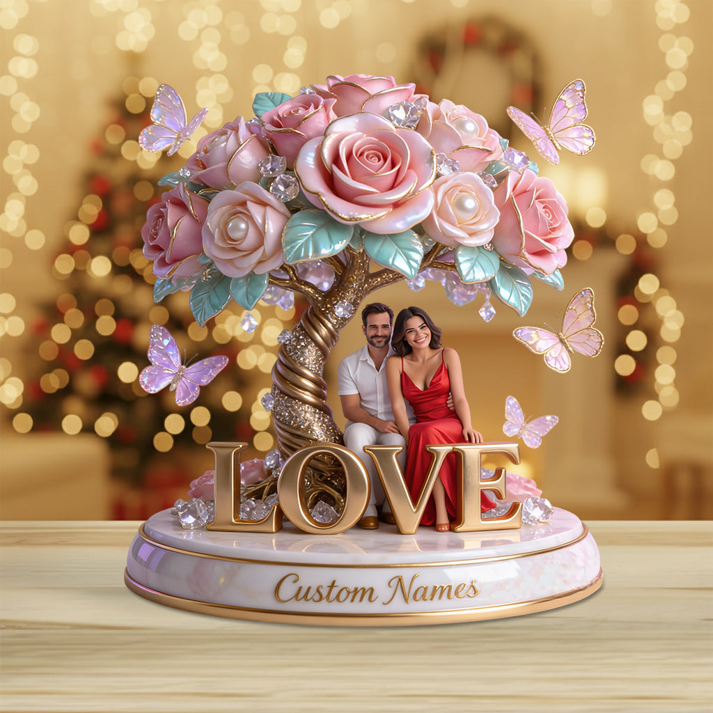 You And Me - Personalized Couple Custom Shaped Acrylic Plaque