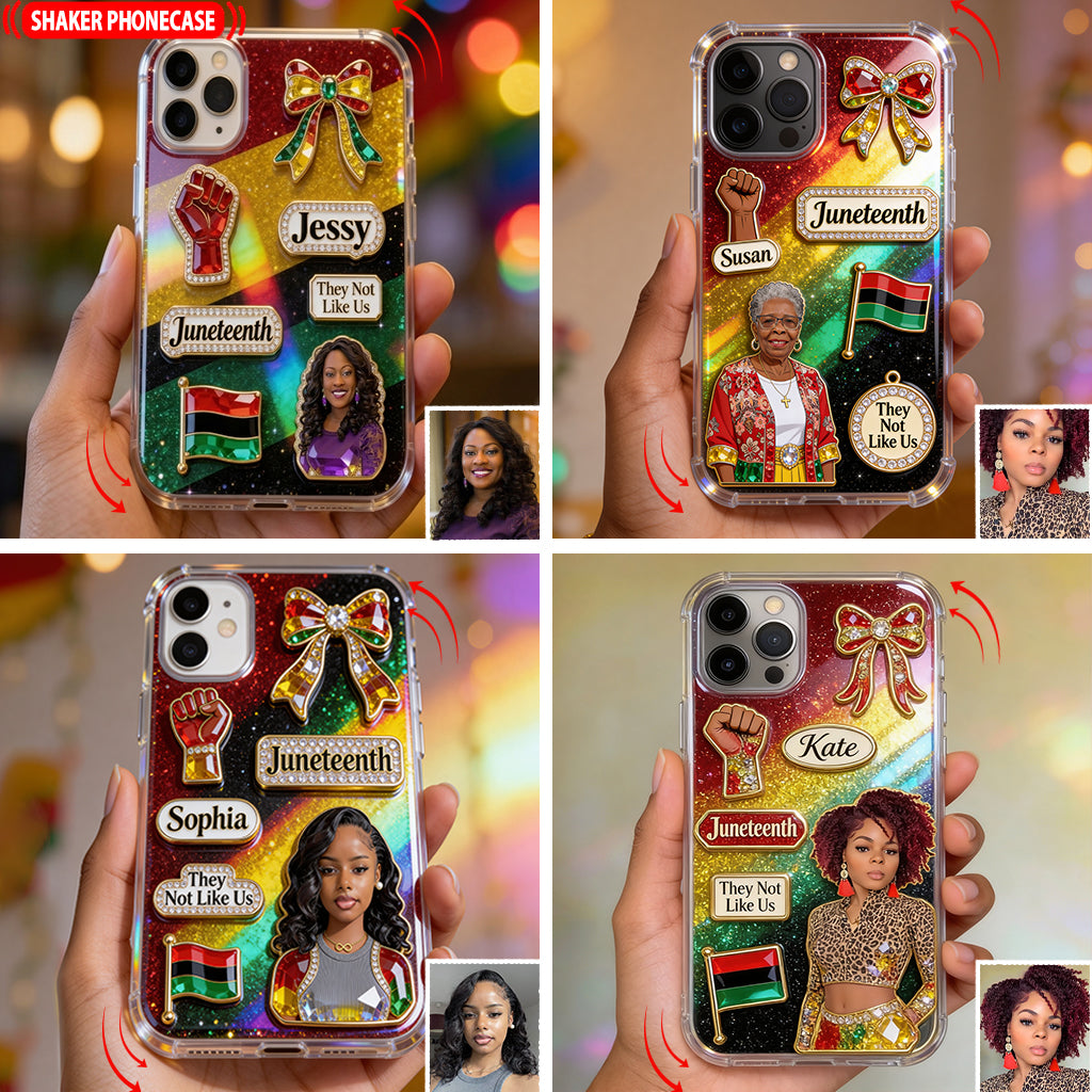 Ils ne nous aiment pas - Coque de téléphone shaker personnalisée afro-américaine