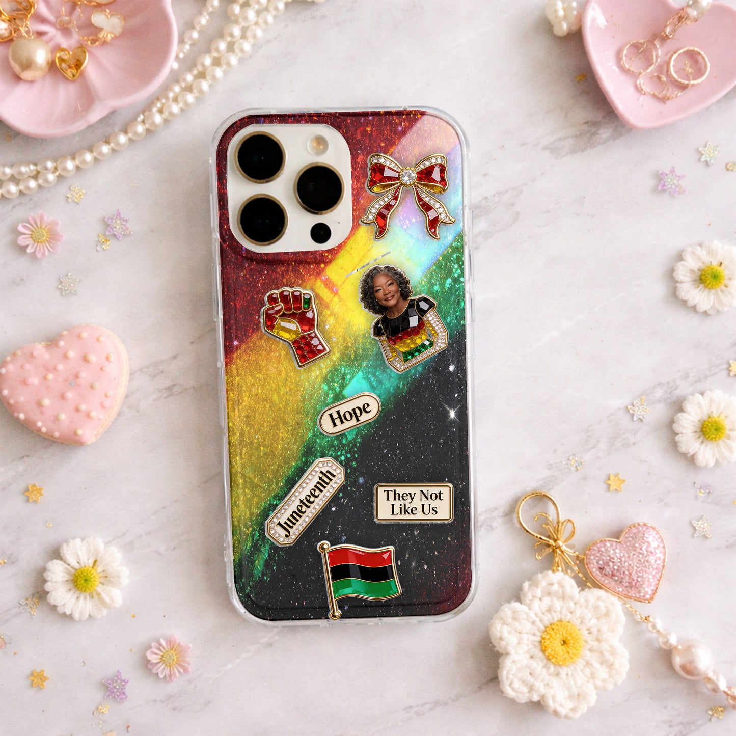 Ils ne nous aiment pas - Coque de téléphone shaker personnalisée afro-américaine