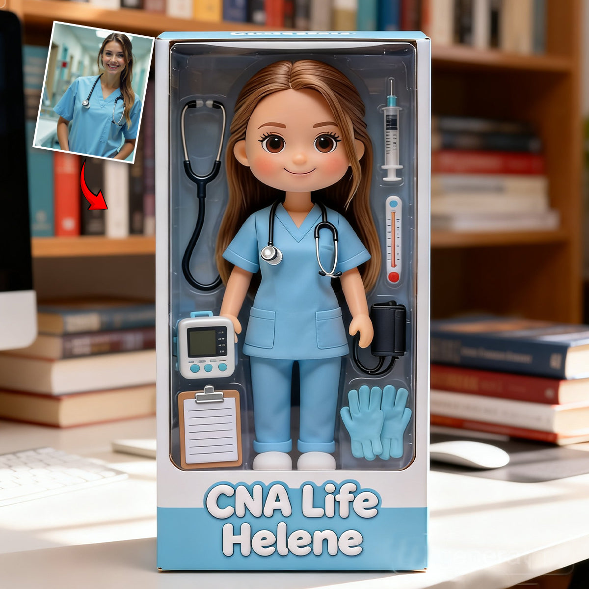 Custom From Any Photo - Personalized Nurse Custom Shaped Acrylic Plaque