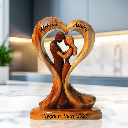 You And Me We Got This - Personalized Couple Custom Shaped Acrylic Plaque