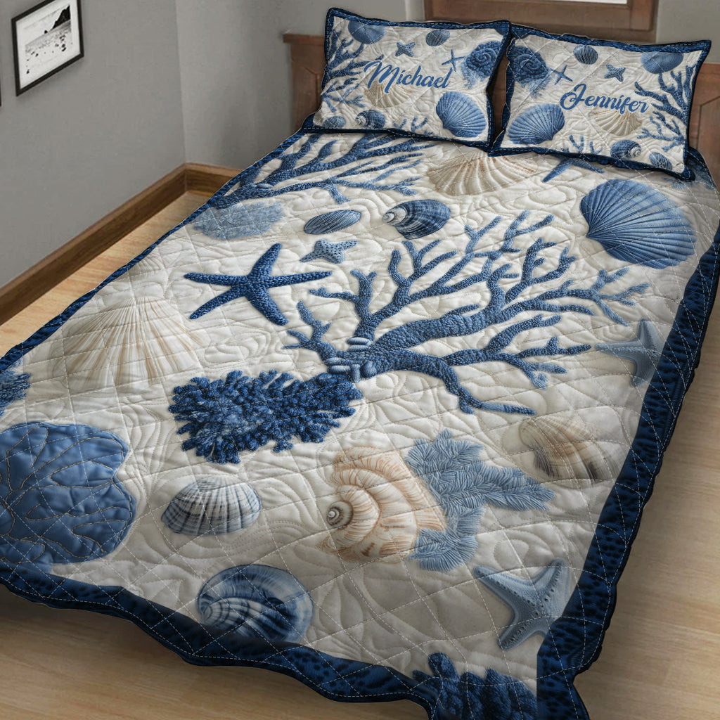 Beach Lovin' - Personalized Sea Lover Quilt Set