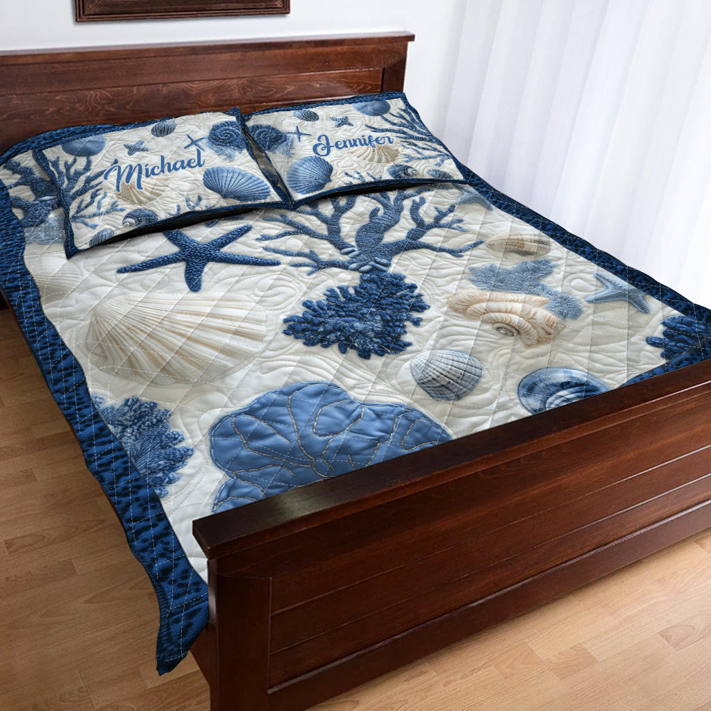 Beach Lovin' - Personalized Sea Lover Quilt Set