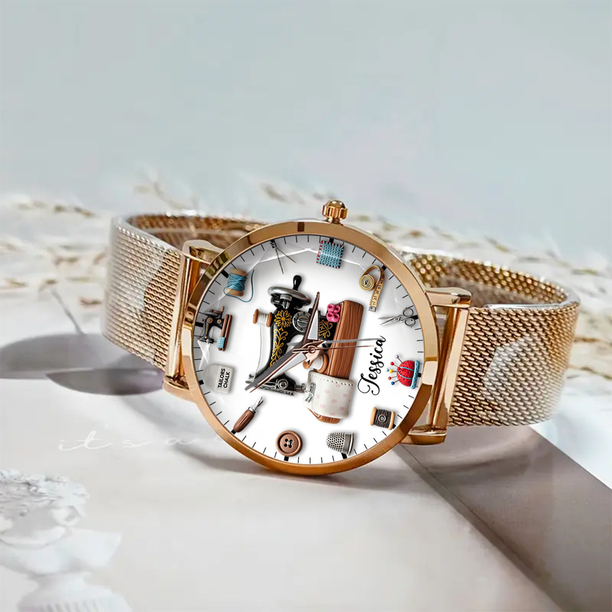 Love Crafting - Personalized Sewing Women Hand Watch