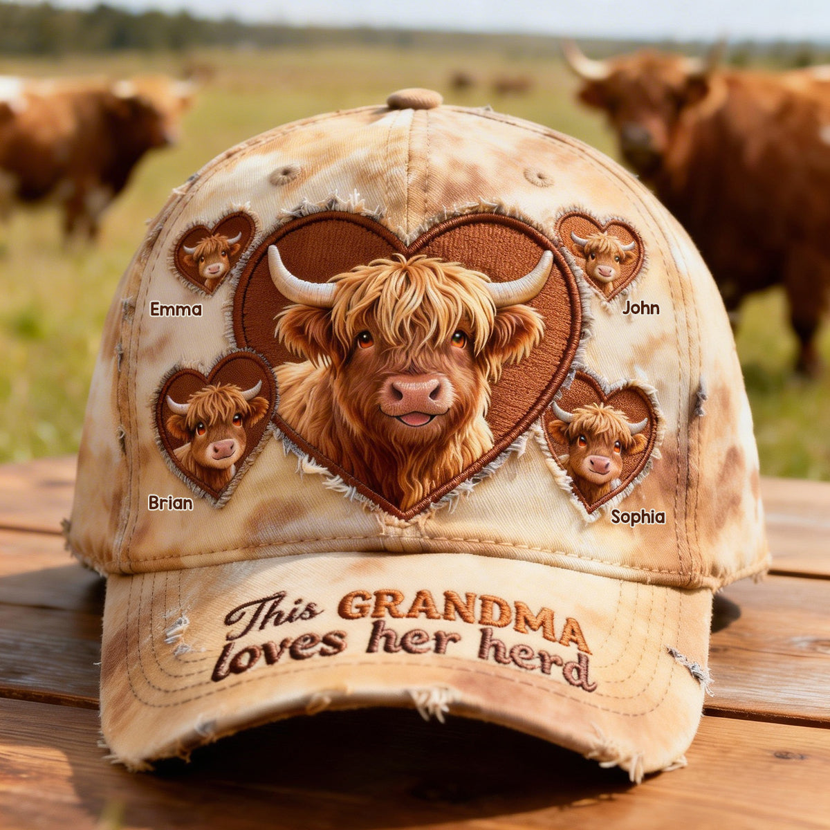 This Mama Loves Her Herd - Personalized Mother Classic Cap