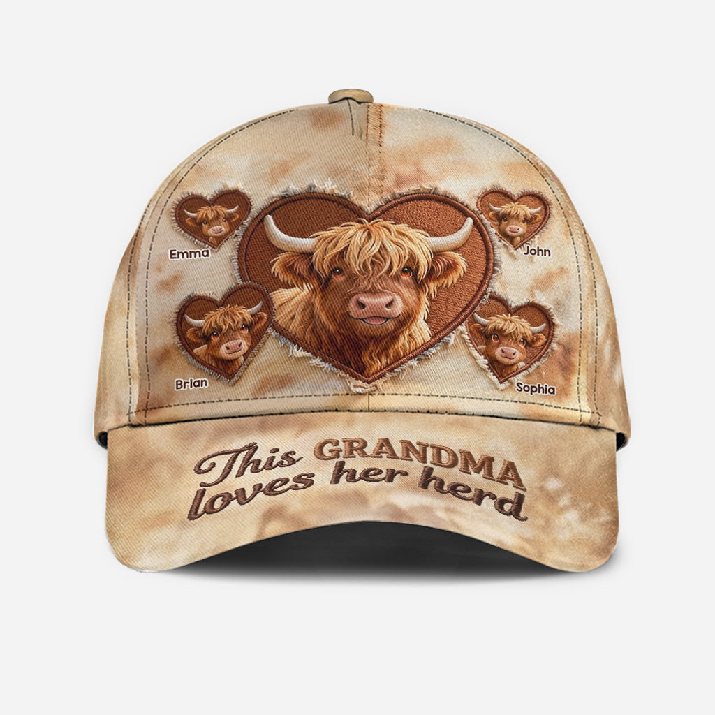 This Mama Loves Her Herd - Personalized Mother Classic Cap