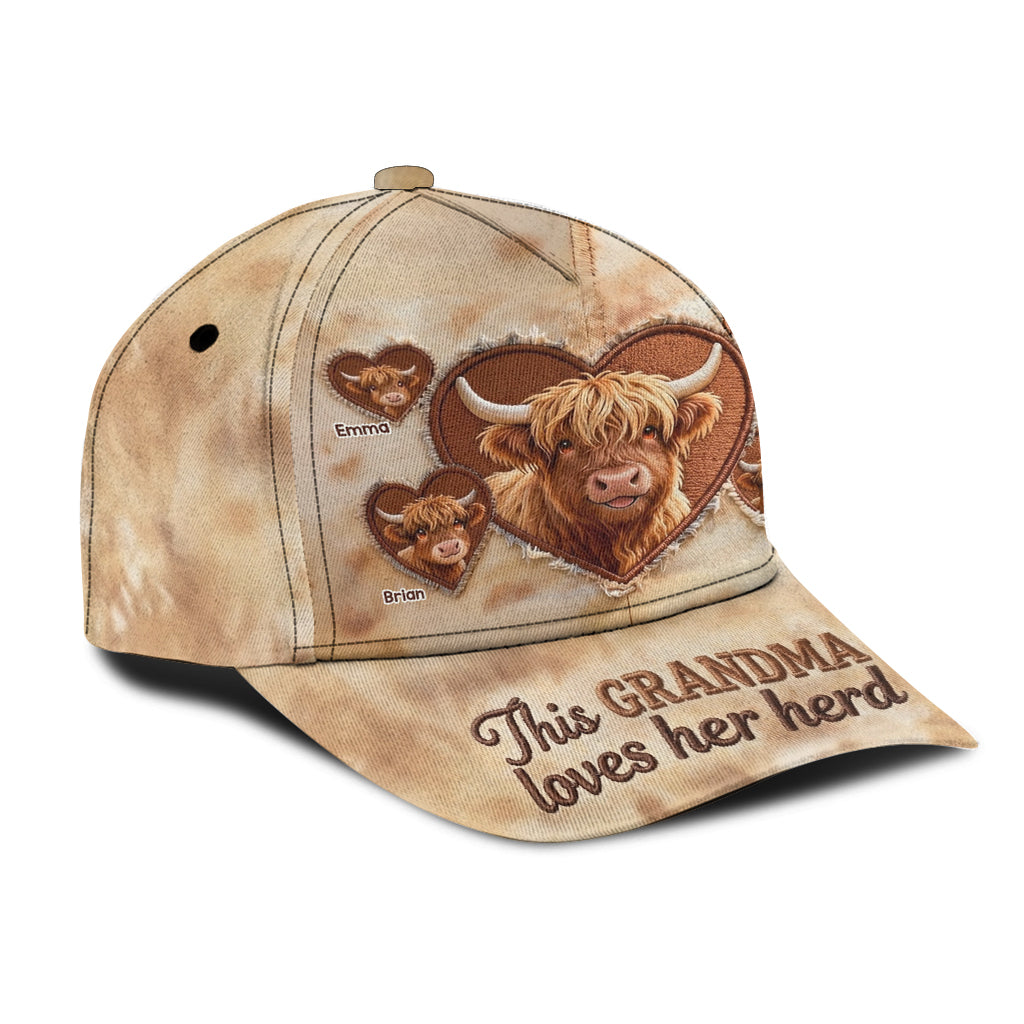 This Mama Loves Her Herd - Personalized Mother Classic Cap