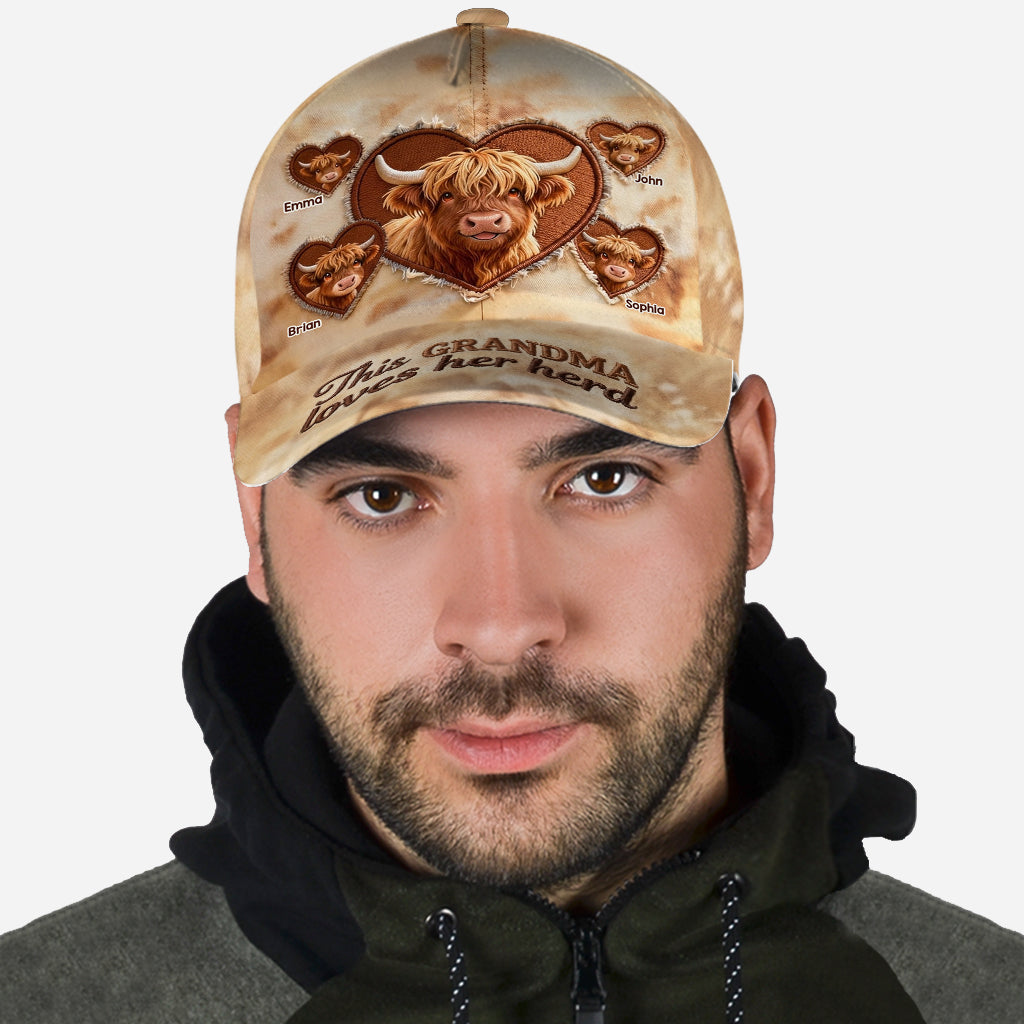 This Mama Loves Her Herd - Personalized Mother Classic Cap