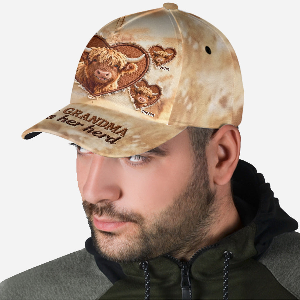 This Mama Loves Her Herd - Personalized Mother Classic Cap