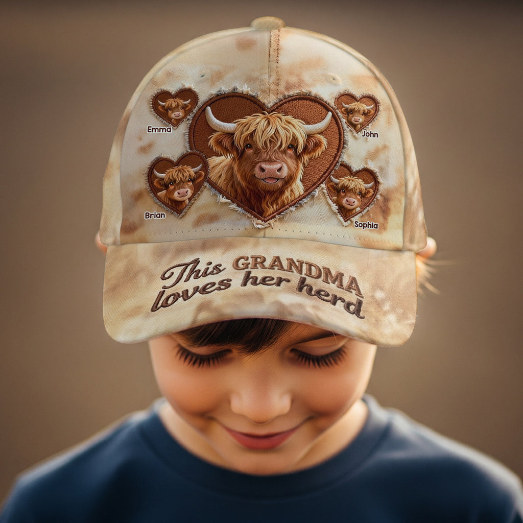 This Mama Loves Her Herd - Personalized Mother Classic Cap