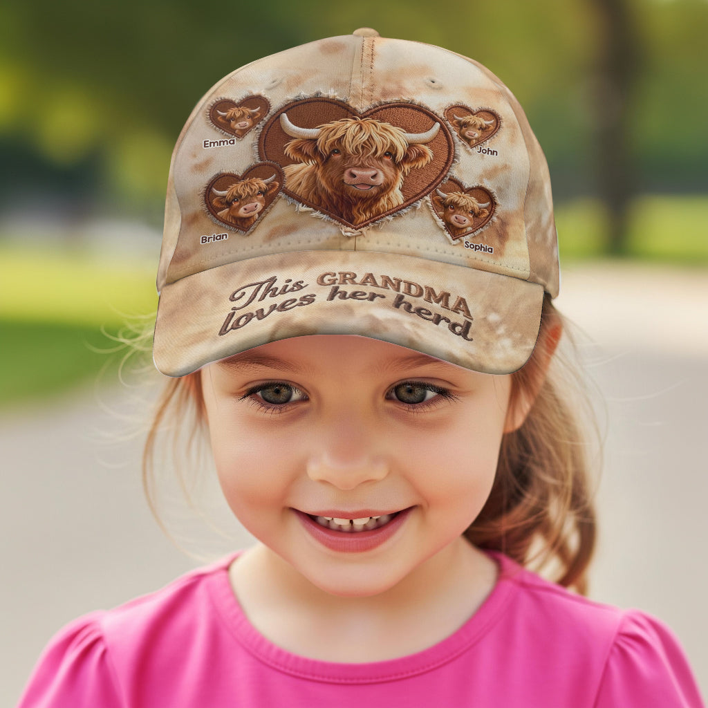 This Mama Loves Her Herd - Personalized Mother Classic Cap