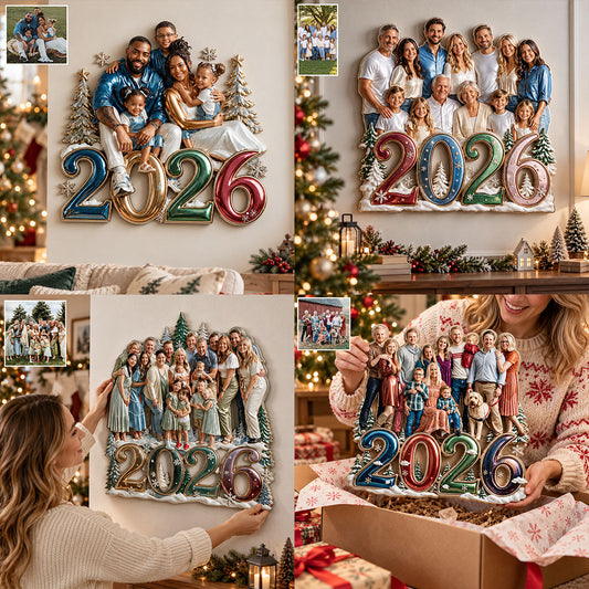 Custom Any Photo - Personalized Family 3D Printed Cut Metal Sign