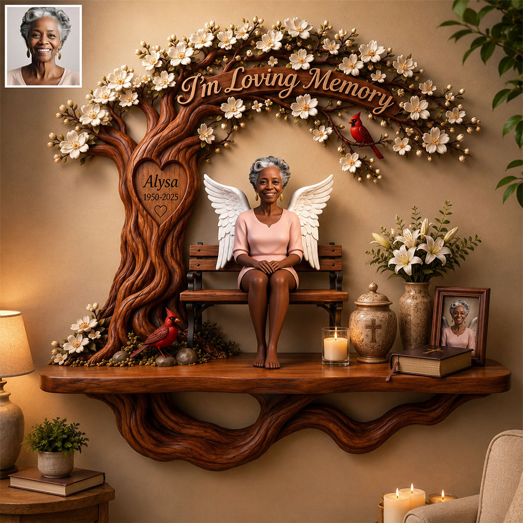 Whiskey Raumdekoration - Personalisierte Whisky Holz Wandregal