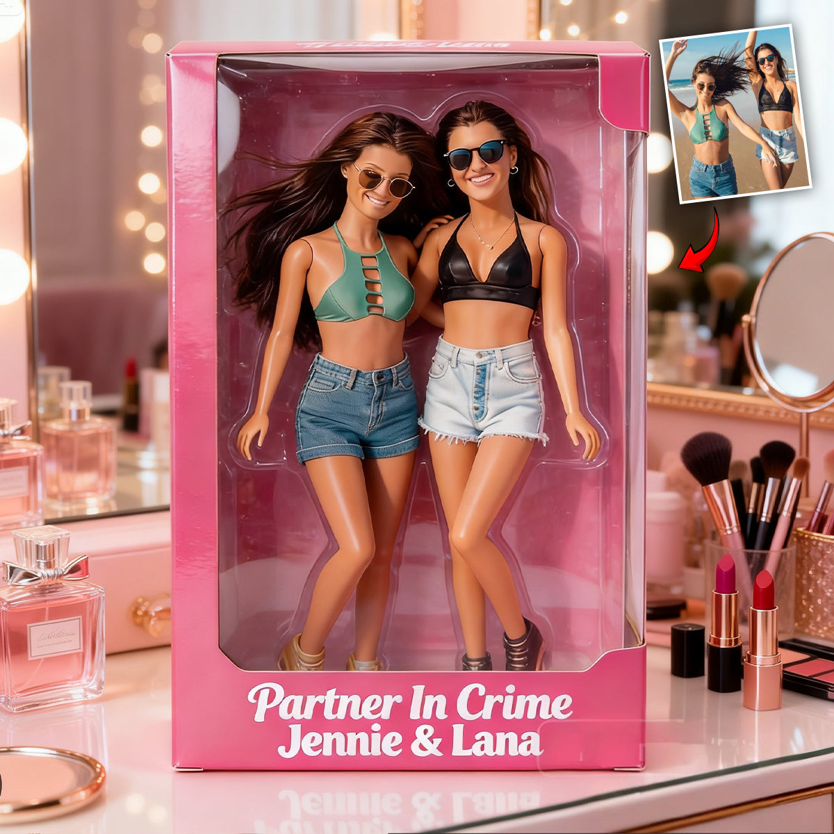 Custom From Any Photo - Personalized Bestie Custom Shaped Acrylic Plaque