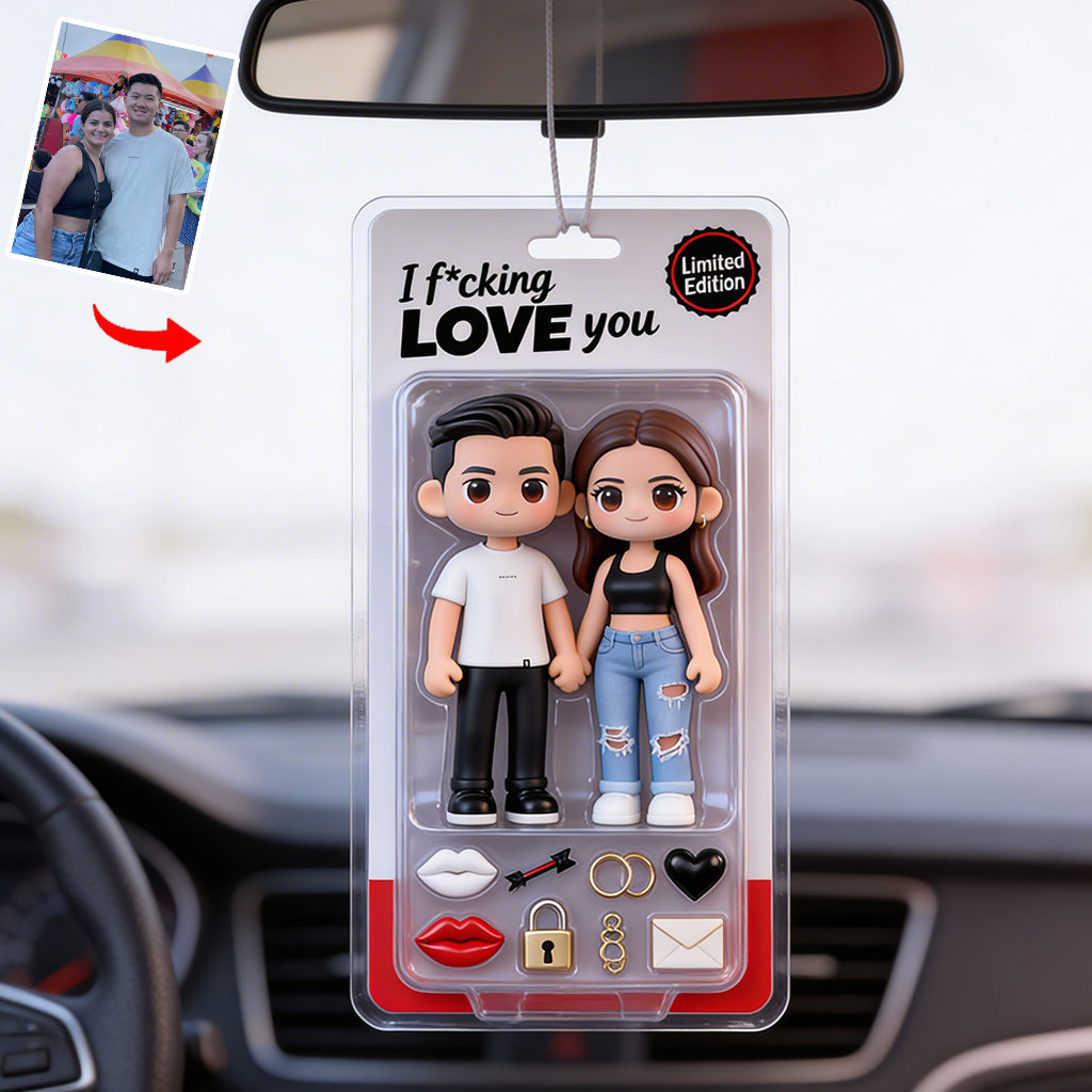 Drive Safe Custom Any Photo - Personalized Couple Car Ornament