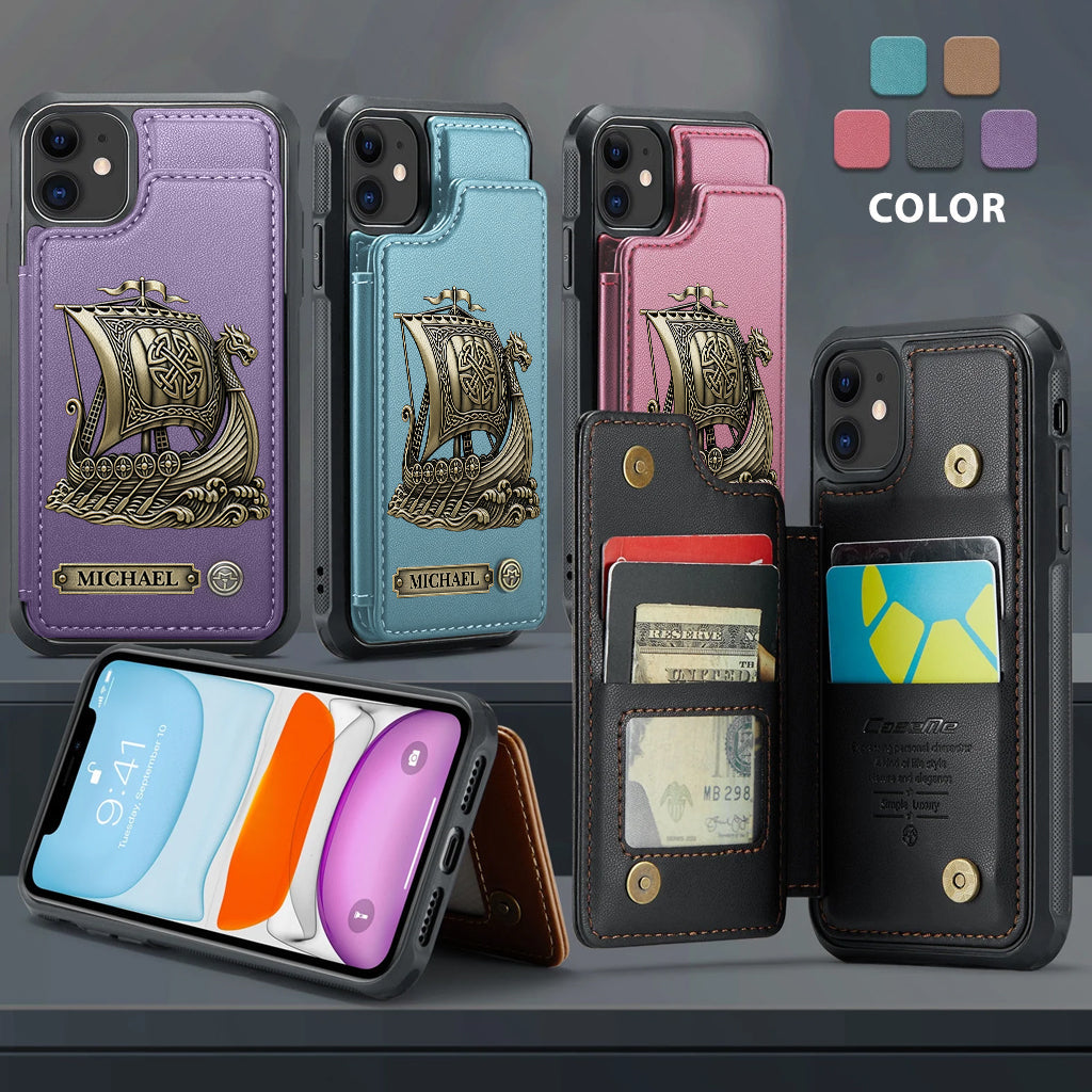 I'm A Viking - Personalized Viking Wallet Phone Case