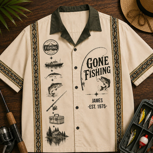 Angeln - Personalisierte Hawaiian Shirt