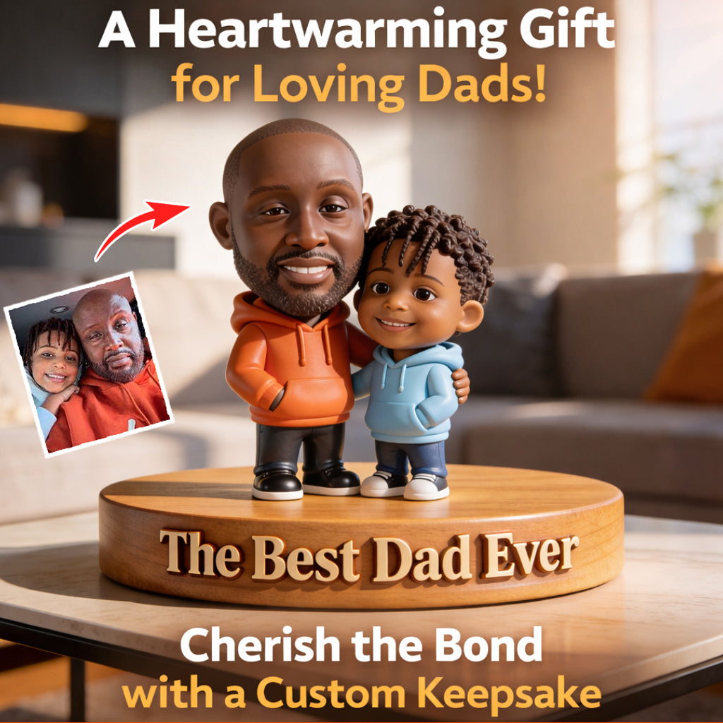 Father Gift, Funny Gift for Dad - Personalized Father Custom Shaped Acrylic Plaque