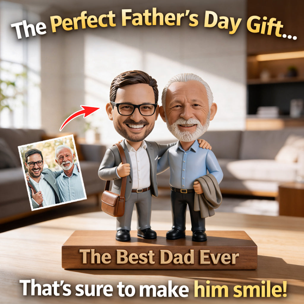 Father Gift, Funny Gift for Dad - Personalized Father Custom Shaped Acrylic Plaque