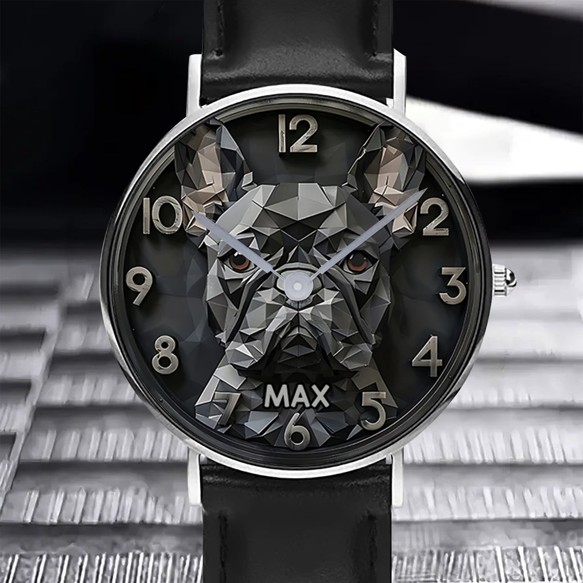 Coole Französische Bulldogge – Personalisierte Französische Bulldogge Armbanduhr