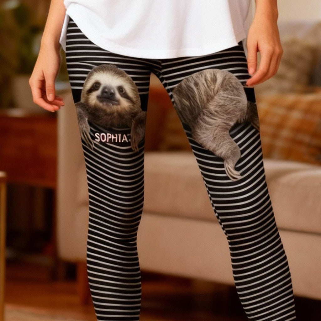 Leggings paresseux personnalisés