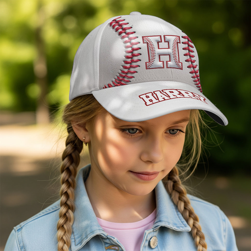 Personalize Initial Hat For Baseball Lovers - Personalized Baseball Classic Cap