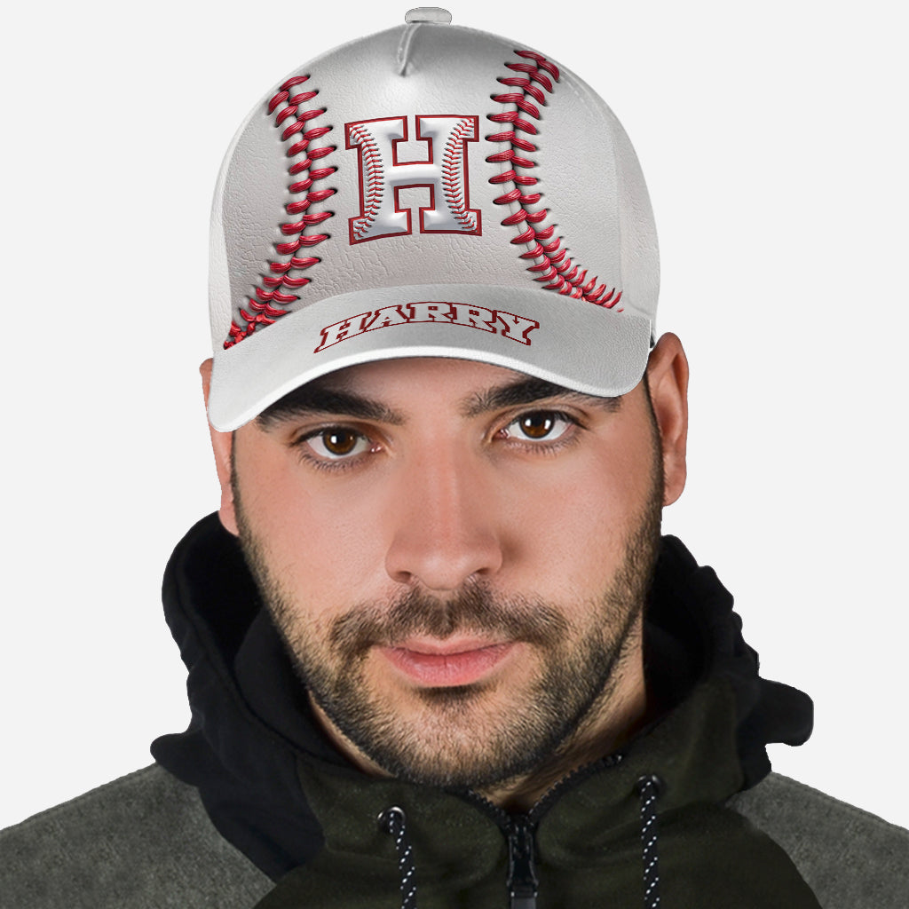 Personalize Initial Hat For Baseball Lovers - Personalized Baseball Classic Cap