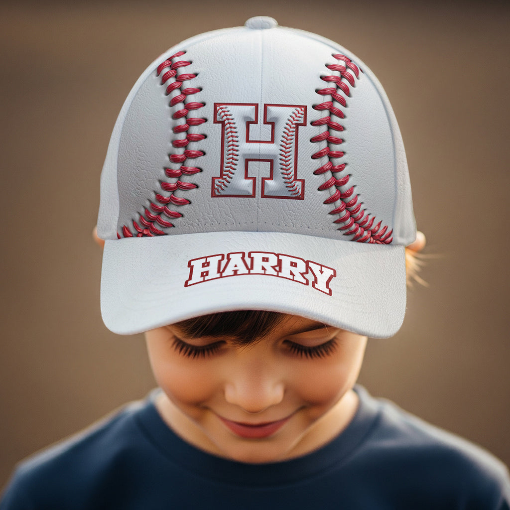 Personalize Initial Hat For Baseball Lovers - Personalized Baseball Classic Cap