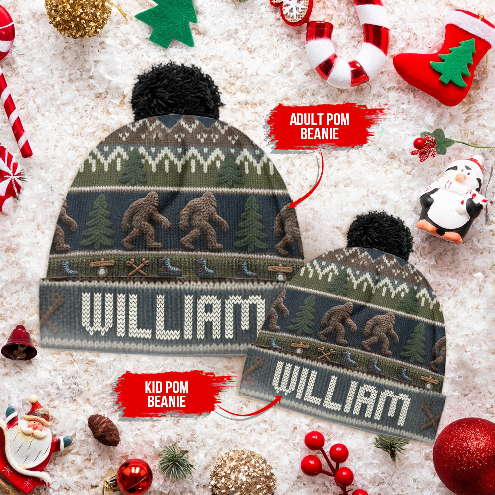 Love Hiking - Personalized Hiking Beanie Hat