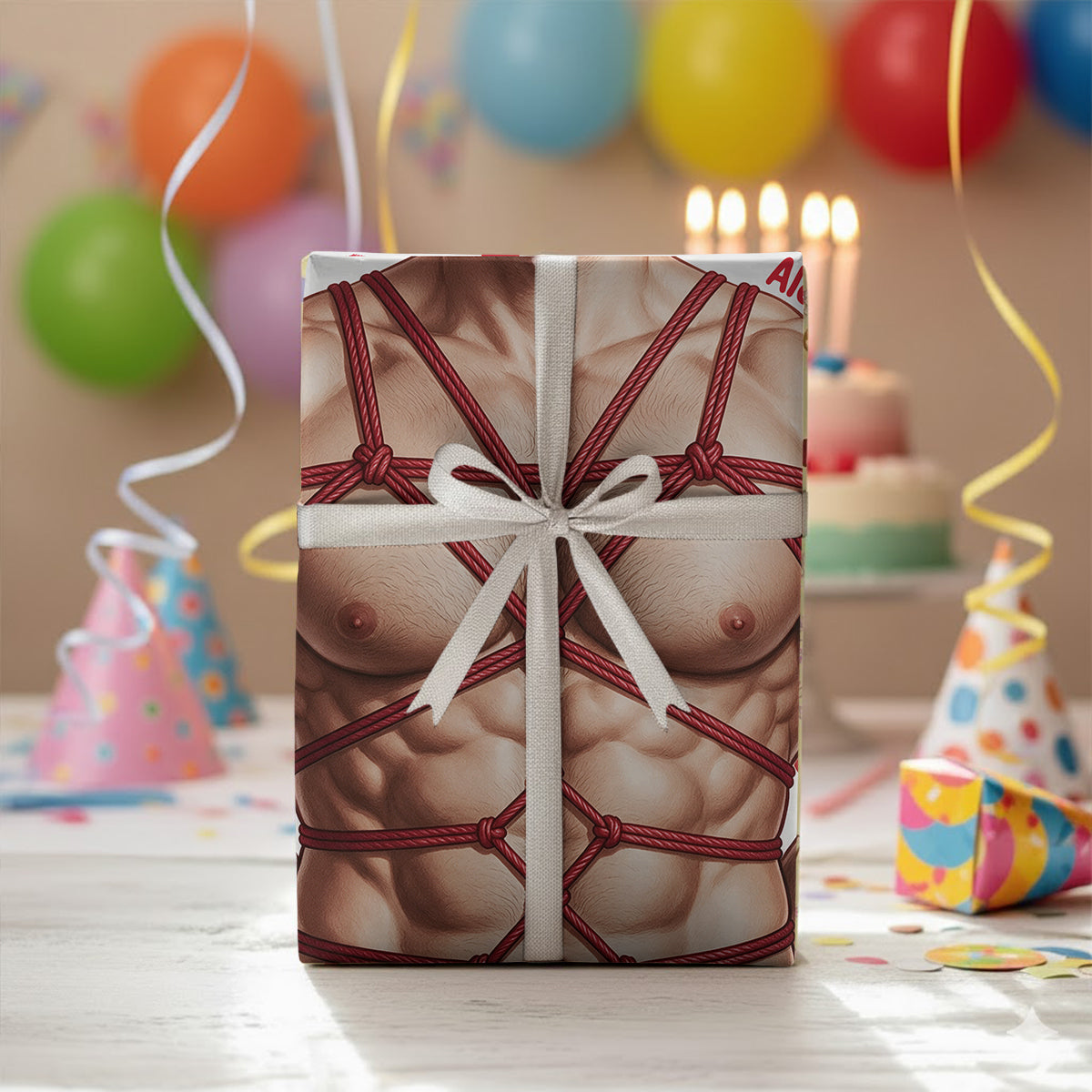 Je suis votre meilleur cadeau - Papier cadeau épicé personnalisé