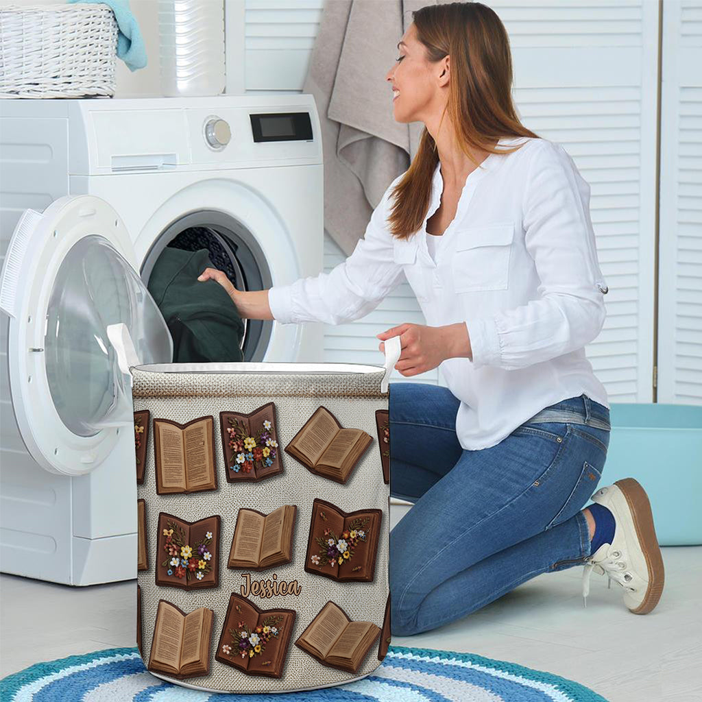Book Lovers Storage Basket - Personalized Book Storage Basket