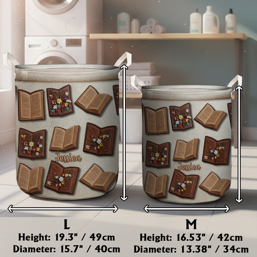 Book Lovers Storage Basket - Personalized Book Storage Basket