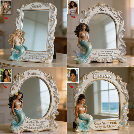 Soyez une Sirène - Miroir de Bureau Personnalisé