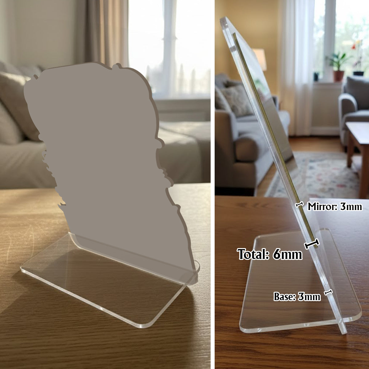 Soyez une Sirène - Miroir de Bureau Personnalisé