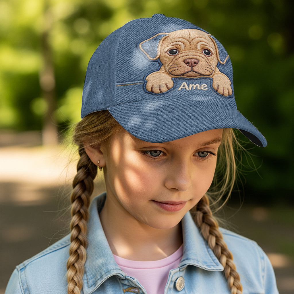 J'aime mon chien - Casquette classique personnalisée pour chien