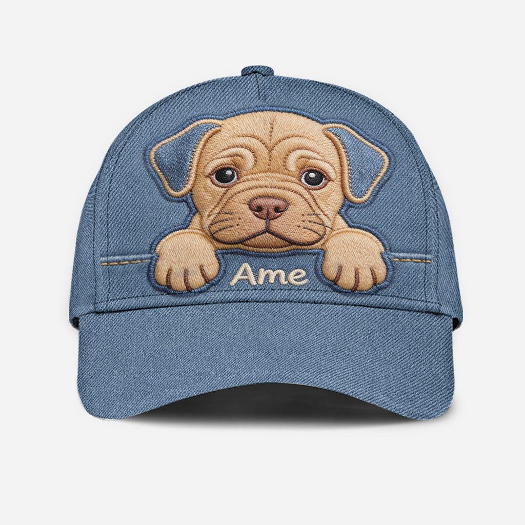 J'aime mon chien - Casquette classique personnalisée pour chien