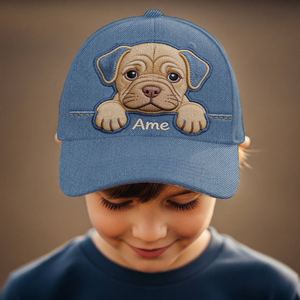 J'aime mon chien - Casquette classique personnalisée pour chien