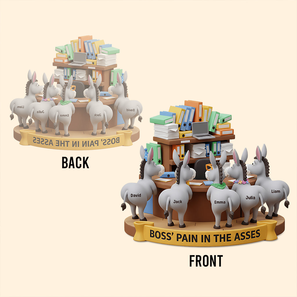 Douleur du patron - Plaque acrylique personnalisée pour collègue