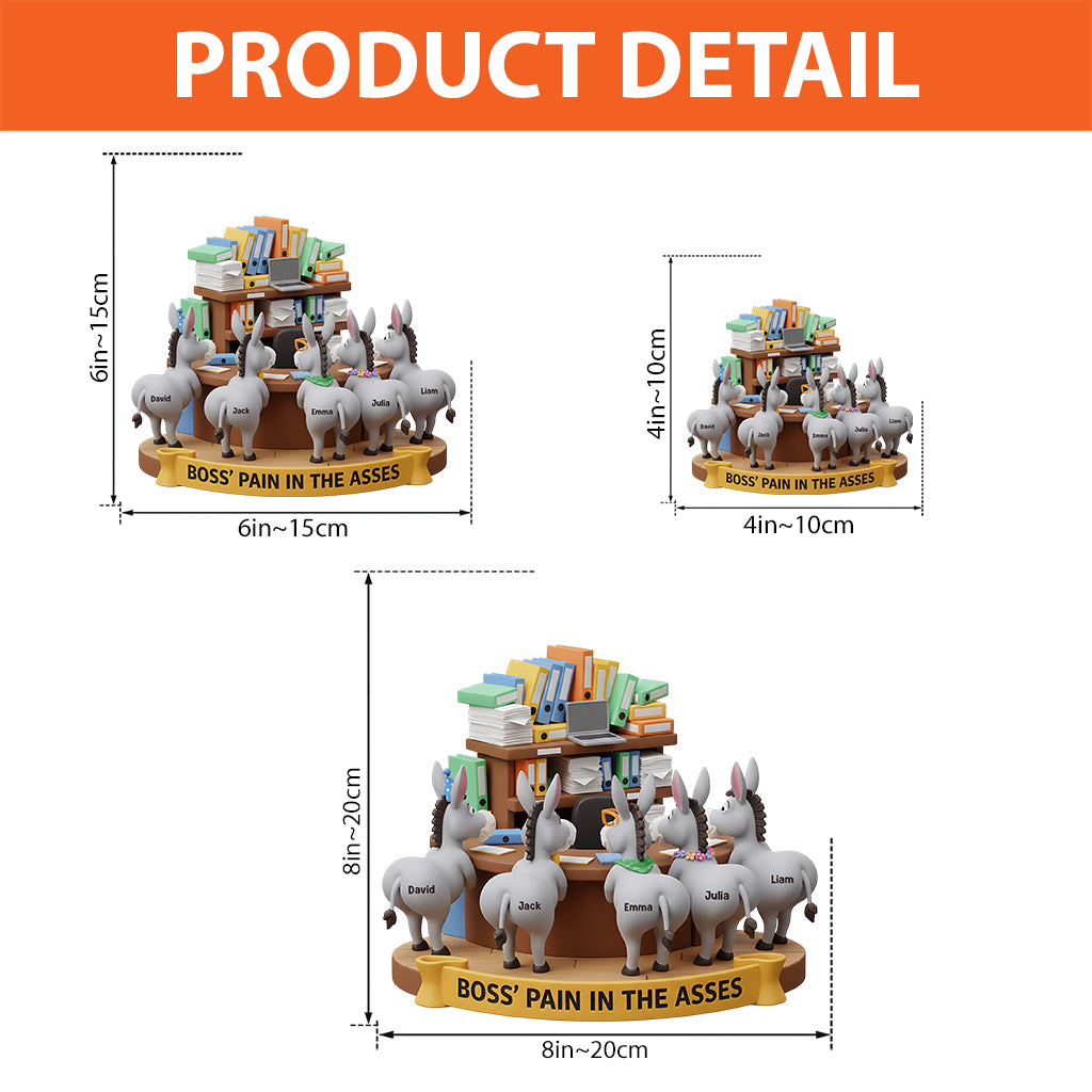 Douleur du patron - Plaque acrylique personnalisée pour collègue