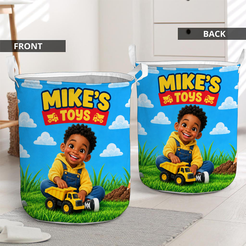 Kid Toy Organize Basket - Personalized Kid Storage Basket