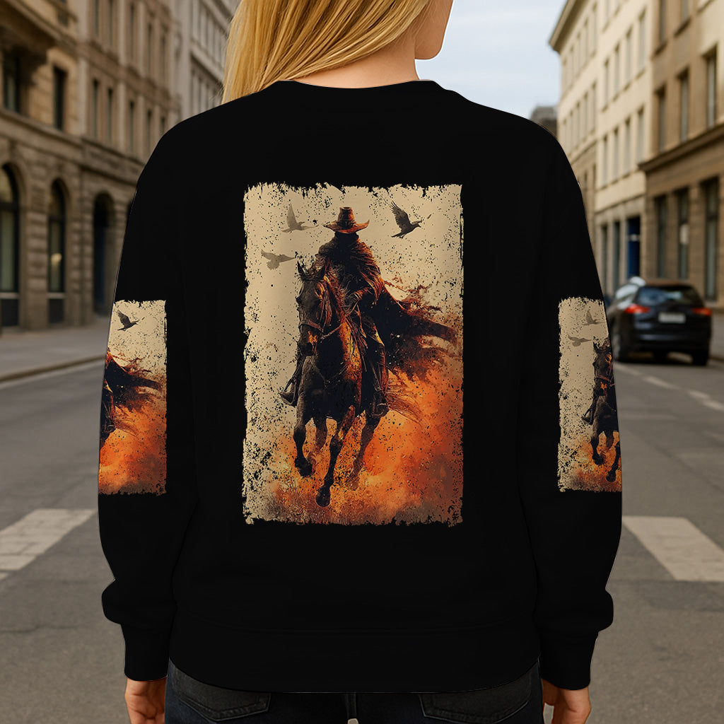 Halloween Horse Riding - Personalized Halloween All Over Shirt