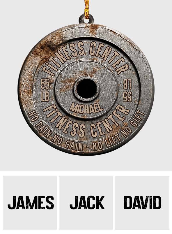 Ohne Fleiß kein Preis – Personalisierter Fitness-Anhänger